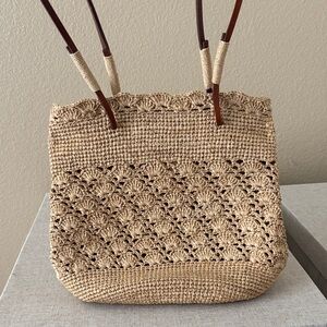 Sezane woven bag